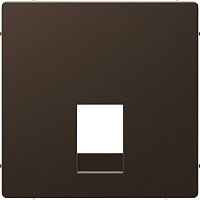 Лицевая панель Schneider Electric Merten D-Life для 1-м. розетки RJ11 мокко